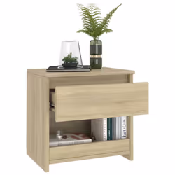 VidaXL 803449 nightstand/bedside table Oak - Additional view 3