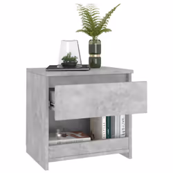 VidaXL 803452 nightstand/bedside table Concrete colour