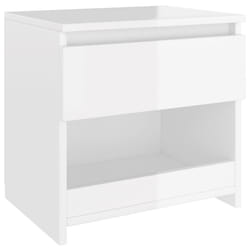 VidaXL 803455 nightstand/bedside table White