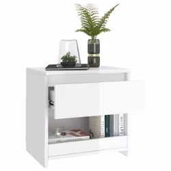 VidaXL 803455 nightstand/bedside table White