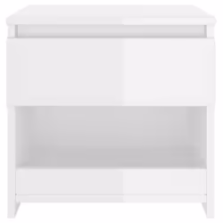 VidaXL 803455 nightstand/bedside table White - Additional view 4