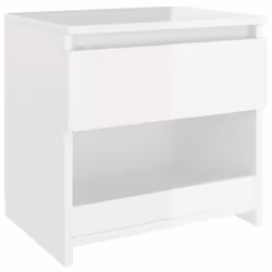 VidaXL 803456 nightstand/bedside table White - Additional view 4