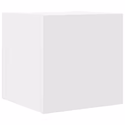 vidaXL Wall Mounted TV Cabinet White Floating Cupboard TV Unit HiFi Cabinet
