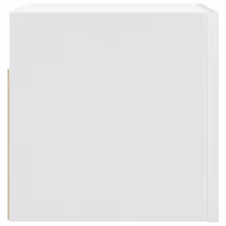 vidaXL Wall Mounted TV Cabinet White Floating Cupboard TV Unit HiFi Cabinet - Additional view 4