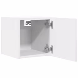 vidaXL Wall Mounted TV Cabinet White Floating Cupboard TV Unit HiFi Cabinet - Additional view 7