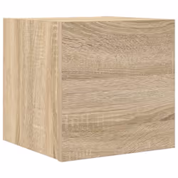 vidaXL Wall Mounted TV Cabinet Sonoma Oak Hanging Cupboard Home TV Stand Unit