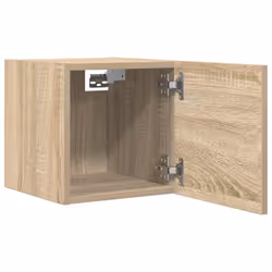 vidaXL Wall Mounted TV Cabinet Sonoma Oak Hanging Cupboard Home TV Stand Unit - Additional view 6