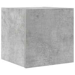 vidaXL Wall Mounted TV Cabinet Concrete Grey Floating Cupboard Stereo Cabinet