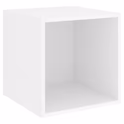 vidaXL Wall Cabinet White Engineered Wood Storage Hanging Floating Cabinet