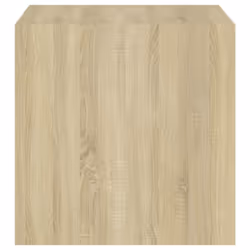vidaXL Wall Cabinet Sonoma Oak 37x37x37 cm Chipboard Storage Hanging Shelf - Additional view 10