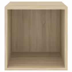 vidaXL Wall Cabinet Sonoma Oak 37x37x37 cm Chipboard Storage Hanging Shelf - Additional view 9