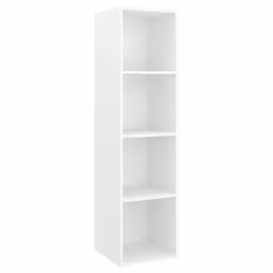vidaXL Wall-mounted TV Cabinet White Engineered Wood Unit Plasma Hifi Cabinet