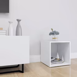 vidaXL TV Cabinet Home White Engineered Wood Stereo Furniture HiFi Cabinet - Additional view 7