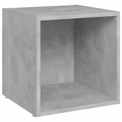vidaXL 4x TV Cabinets Concrete Grey Engineered Wood Unit Furniture Cabinet