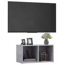 vidaXL TV Cabinet Concrete Grey Engineered Wood TV Stereo Cabinet Furniture