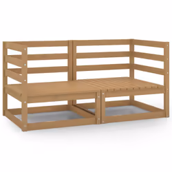 VidaXL 805678, Brown, Wood, Adults & Children, 700 mm, 700 mm, 670 mm