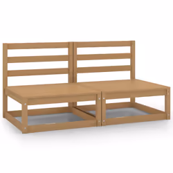 VidaXL 805688, Brown, Wood, Adults & Children, 700 mm, 700 mm, 670 mm