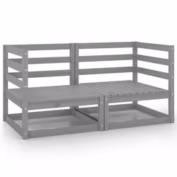 VidaXL 805692, Grey, Wood, Adults & Children