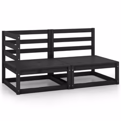 VidaXL 805694, Black, Wood, Adults & Children