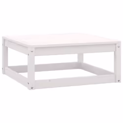 vidaXL Solid Pinewood Garden Lounge Set 2 Piece White outdoor Lounge Sofa - Additional view 6