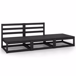 VidaXL 805714, Black, Wood, Adults & Children