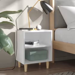 VidaXL 805779 nightstand/bedside table White