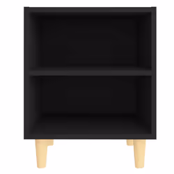 VidaXL 805781 nightstand/bedside table Black - Additional view 4