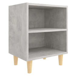 VidaXL 805787 nightstand/bedside table Concrete colour