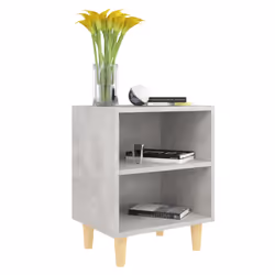 VidaXL 805787 nightstand/bedside table Concrete colour