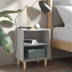 VidaXL 805788 nightstand/bedside table Concrete colour