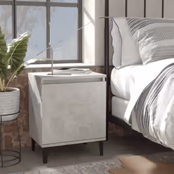VidaXL 805842 nightstand/bedside table Concrete colour