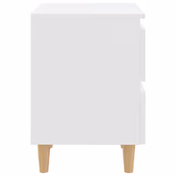VidaXL 805851 nightstand/bedside table White - Additional view 4