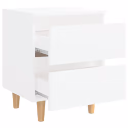VidaXL 805851 nightstand/bedside table White - Additional view 5