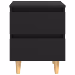 VidaXL 805853 nightstand/bedside table Black - Additional view 3