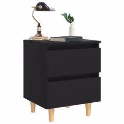 VidaXL 805853 nightstand/bedside table Black - Additional view 6