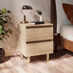 VidaXL 805857 nightstand/bedside table Oak