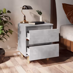 VidaXL 805860 nightstand/bedside table Concrete colour - Additional view 7