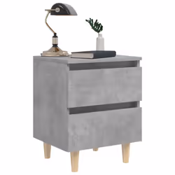 VidaXL 805860 nightstand/bedside table Concrete colour - Additional view 8