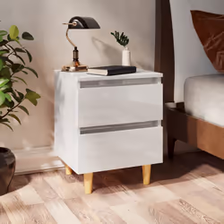 VidaXL 805863 nightstand/bedside table White