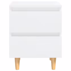 VidaXL 805864 nightstand/bedside table White - Additional view 4