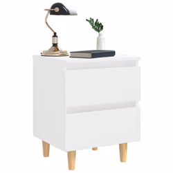 VidaXL 805864 nightstand/bedside table White - Additional view 7