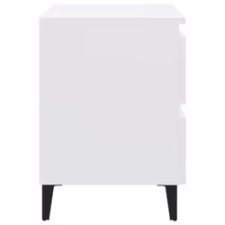 VidaXL 805869 nightstand/bedside table White - Additional view 4