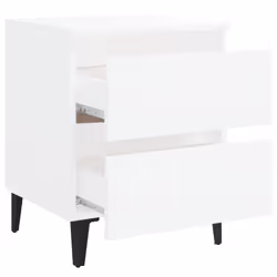 VidaXL 805869 nightstand/bedside table White - Additional view 5