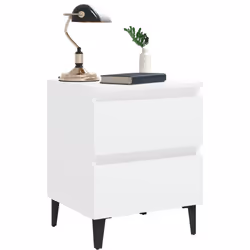 VidaXL 805869 nightstand/bedside table White - Additional view 6