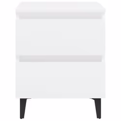 VidaXL 805870 nightstand/bedside table White - Additional view 4