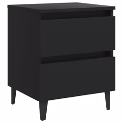 VidaXL 805872 nightstand/bedside table Black