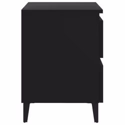 VidaXL 805872 nightstand/bedside table Black - Additional view 5