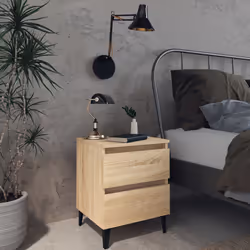 VidaXL 805876 nightstand/bedside table Oak