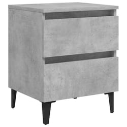 VidaXL 805877 nightstand/bedside table Concrete colour