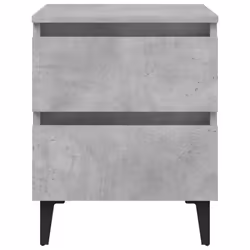 VidaXL 805877 nightstand/bedside table Concrete colour